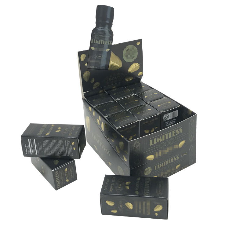 custom printed logo Kratom shots packaigng shipping POP display boxes hot sale Kratom capsules packaging paper box 