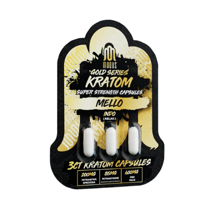 Custom printing logo 3 pack Kratom Capsules packaging paper card