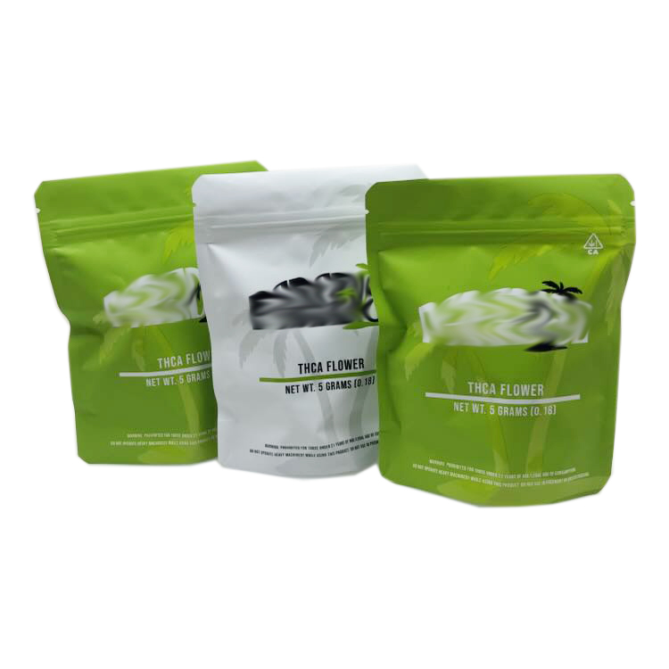 Custom Printed Soft Touch Smell Proof Edible Mylar bags Stand up Aluminum Foil Zipper Barrier Pre Roll 3.5g Packaging Bags