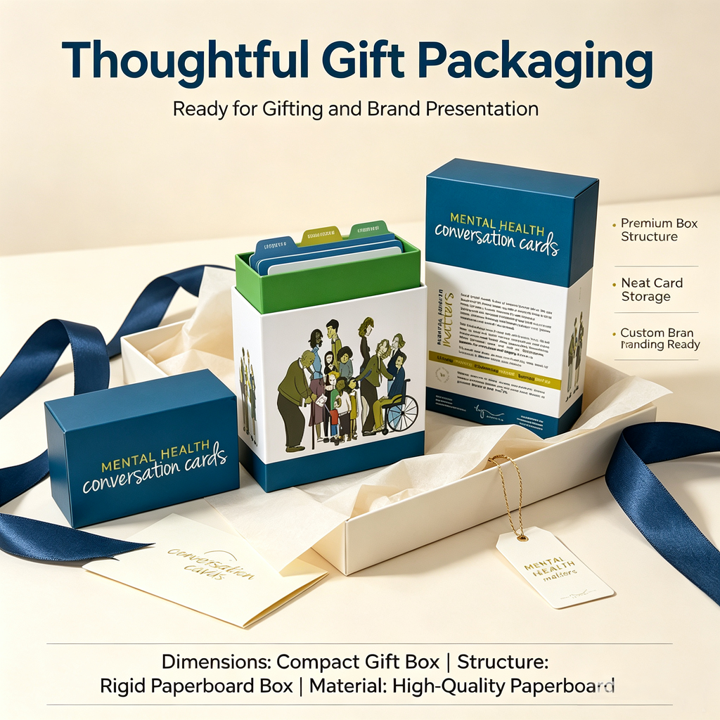 Thoughtful Packaging, Unforgettable Reveals: Premium Custom Rigid Gift Boxes for Cards, Conversation Sets & Branded Keepsakes